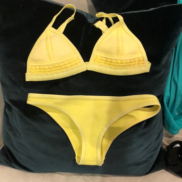 triangl swimwear Other - FINAL OFFER Triangl sz s yellow swimsuit